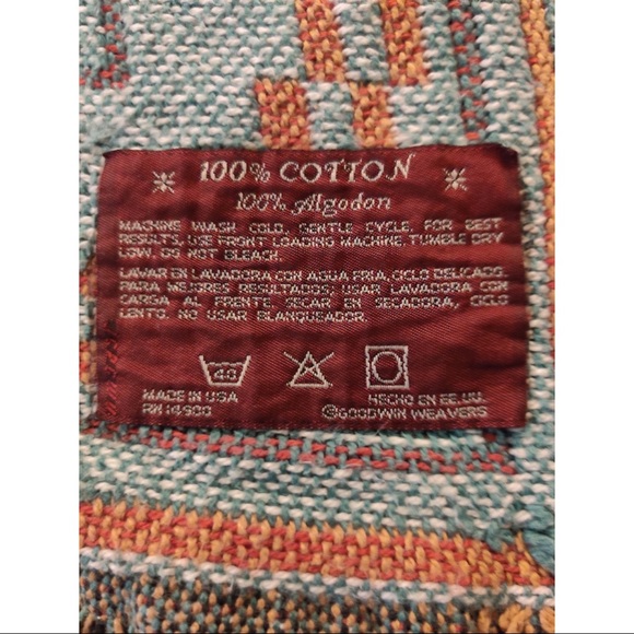 ⚡️SOLD⚡️ Vintage Goodwin Weavers Throw Blanket - Picture 5 of 5